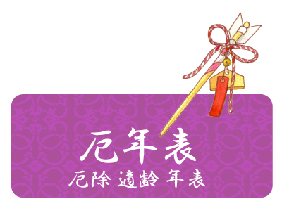 厄年を調べる