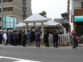 物部守屋公墓前祭