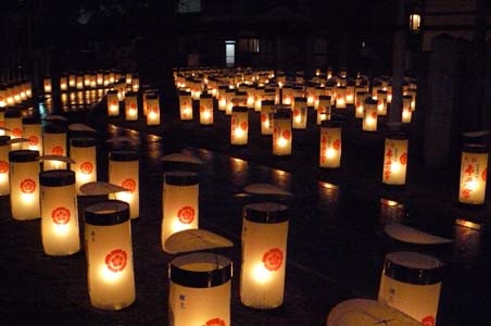 夏越大祓い「布引の神事」・献灯祭（万灯ろう）