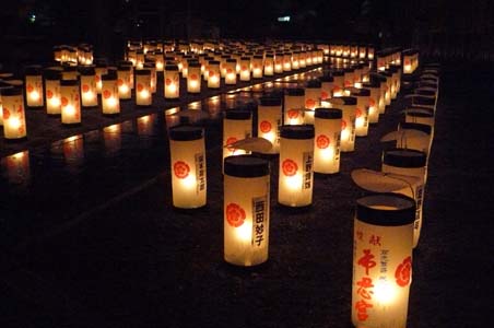 夏越大祓い「布引の神事」・献灯祭（万灯ろう）