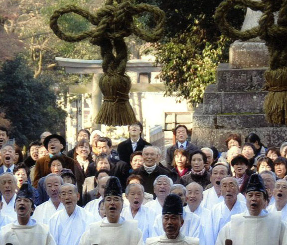 注連縄掛神事