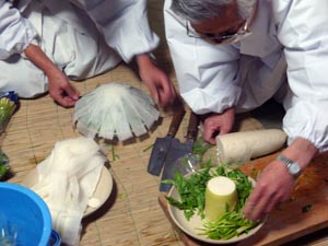 御火焚の饗神事（宮座神事）