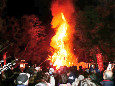 とんど祭　天神社